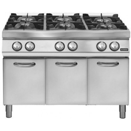 COCINA A GAS 6 FUEGOS