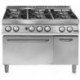 COCINA A GAS 6 QUEMADORES CON HORNO GAS GN 2/1