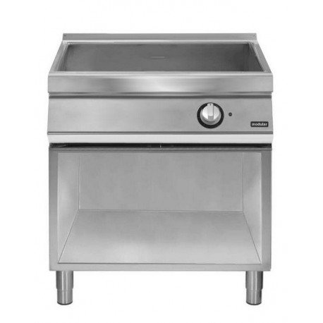 ELECTRIC MULTI-FUNCTION BRATT PAN ON OPEN CABINET