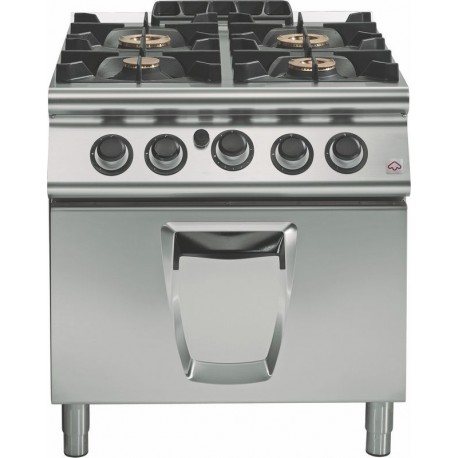 COCINA A GAS 4 FUEGOS CON HORNO GAS GN 2/1