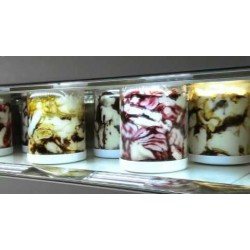Pozzetti transparentes de helado
