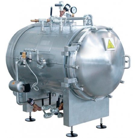 Esterilizador horizontal autoclave a vapor de 870 litros