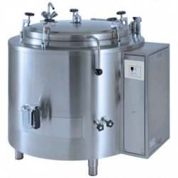 Marmita a presión con autoclave eléctrica indirecta 113 Litros PEIF-100A