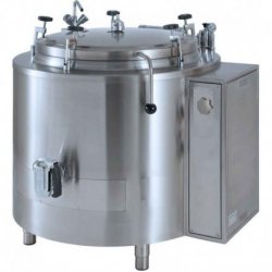 Marmita a vapor indirecta a presión con autoclave de 113 Litros PITV-100A