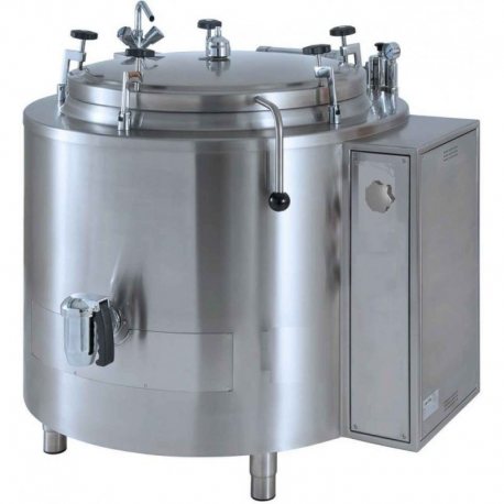 Marmita a vapor indirecta a presión con autoclave de 330 Litros PITV-300A