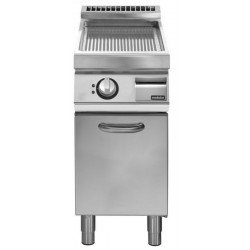 FRY TOP ELÉCTRICO PLANCHA ONDULADA SOBRE BASE CON PUERTA         5,4 KW TOTAL